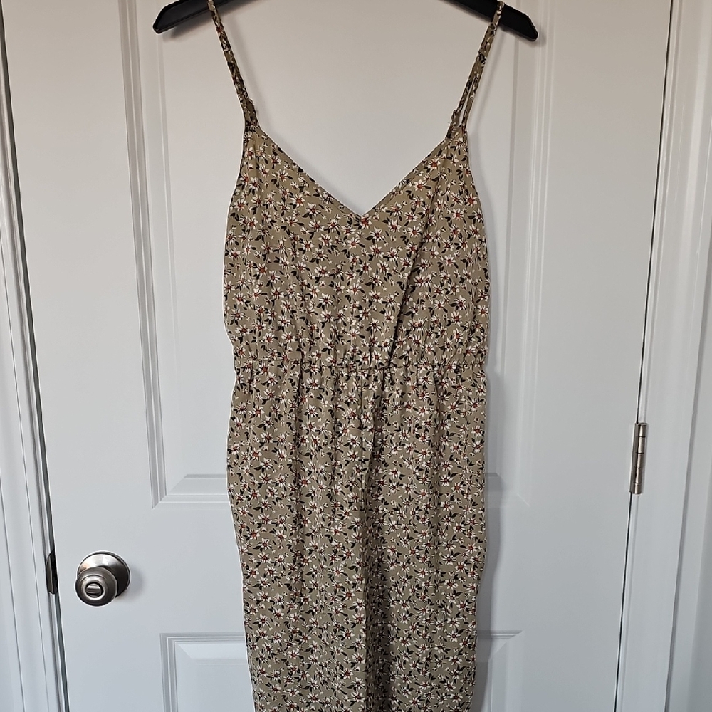 SHEIN Floral Jumpsuit with Spaghetti Straps